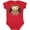 Red, variant on Inktastic Owl Fat Brown Boys or Girls Baby Bodysuit