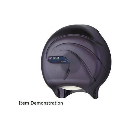 San Jamar Single Jumbo Bath Tissue Dispenser ,DISPENSER,9",SINGL RL,BK