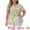 Beige, variant on DARING DIVA Women's Plus Floral Half Placket Short Sleeve Casual Blouse 2X Dark Blue