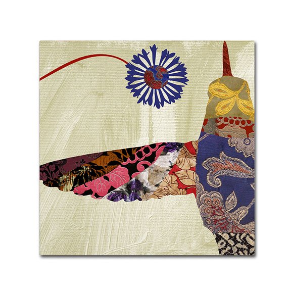Trademark Fine Art "Hummingbird Brocade I" Canvas Art by Color Bakery
