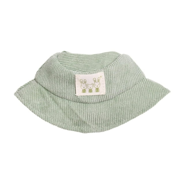 Gorro de muñeca, minigorro, accesorio de disfraz para muñeco de pato de peluche de 15 cm, regalo de cumpleaños Verde