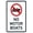 Warning Sign 3, variant on No Motorized Vehicles No Bicycles Warning Sign, Rules Security Metal Sign - 8"x12" Custom Caution Decor for Outdoor Indoor Road Yard Garage Home Business Street Wall