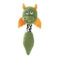 thumbnail image 4 of Juguete de peluche para perros Salvador arrugado chirriante resistente a mordeduras Verde, 4 of 10
