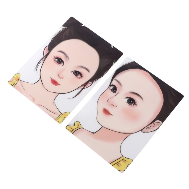 Tablero De Dibujo De Pintura Facial, Tableros De Práctica De Pintura Facial Infantil Con Textura Similar A La Piel De PP Suave Para Práctica De Maquillaje
