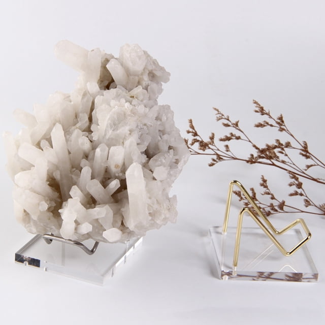 YAOMOBB Stand Design For Perfect View Compact Sturdy Acrylic Display Stand for Stones and Minerals Versatile Rack Holder for Collectors