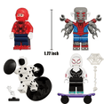 thumbnail image 4 of 16 Pcs Superhero Action Figures Building Blocks Toys, 1.77 Inch Minifigures Collectible Superhero Movie Character Figures Building Kits for Boys Kids Fan Birthday Gift, 4 of 4