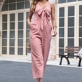 thumbnail image 2 of IROINNID Sleeveless Jumpsuit For Women Full-Length Ladies Summer Backless Loose Long Rompers Jumpsuit, 2 of 9