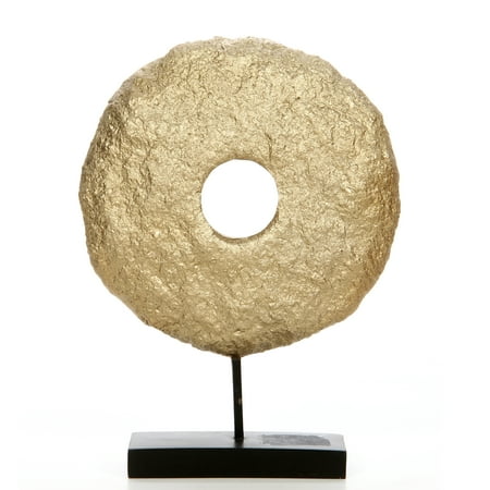 - Decorative Tabletop Sculpture Gold Pedestal