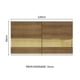 thumbnail image 2 of Alacena Madesa Glamy 120 cm 2 Puertas Con Vidrio Marrón, 2 of 5