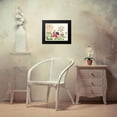 thumbnail image 4 of Konan, Tanigami 14x12 Black Modern Framed Museum Art Print Titled - Japanese Flower Garden II, 4 of 5