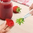 thumbnail image 4 of Outil de Retrait de Cœur de Tomate / Outil de Retrait de Dessus de Tomate / Outil de Retrait de Fraise / Outil de Retrait de Cœur de Tomate / Outil de Retrait de Fraise en Acier Inoxydable / Portable, 4 of 7
