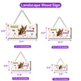 thumbnail image 5 of Back to School Cute Basenji Landscape Wood Sign African Barkless Dog Lover Hanging Wall Home Decor - 13010, 5 of 5