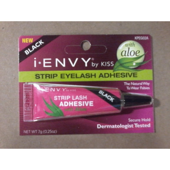 Kiss I-Envy Aloe Infused Strip Lash Glueblack 0.25 oz
