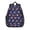 Astronaut and Heart, variant on Alien Head Black Pattern Backpack for School, Cute School Bag with Adjustable Shoulder Straps and Padded Back, 15"x11.42"x5.5"