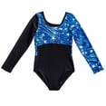 thumbnail image 3 of Rainbeau Moves Girls Dance & Gymnastics Star Dust Long Sleeve Leotard, XS-XL, 3 of 5