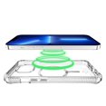 thumbnail image 3 of ITSKINS Hybrid_R MagClear Case for MagSafe iPhone 14 Transparent, 3 of 5