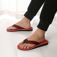 thumbnail image 4 of Mepaouo Women's Orthotic Flip Flops Casual Comfortable Yoga Mat Thong Sandal with Arch Support Red Size 10, 4 of 9