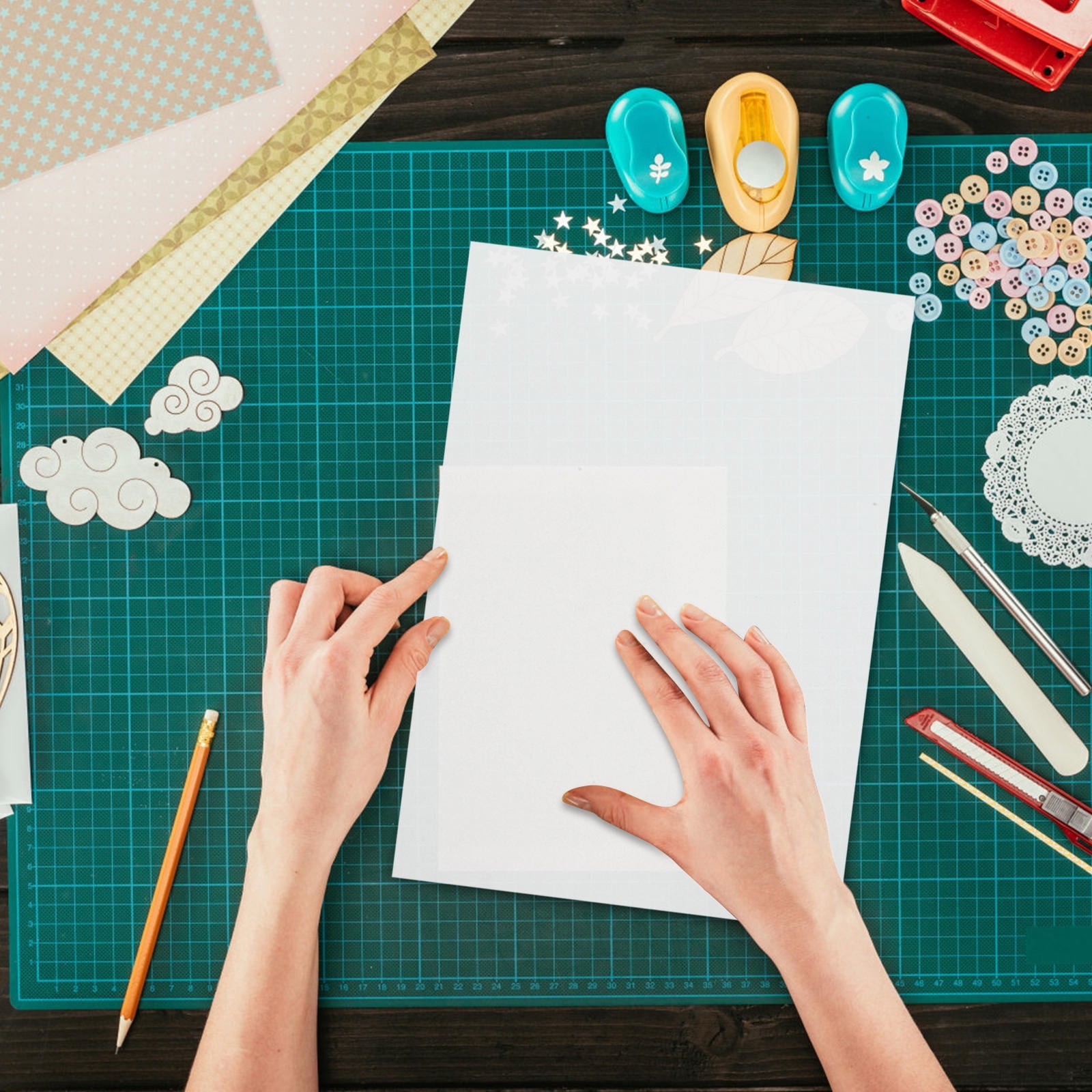 HOMEMAXS White Multi-function Printer Paper for Writing Ideal for Professional Use 50 Sheets A4 Size