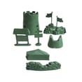 thumbnail image 4 of 7 Piezas Jungle War Scene Series Hobby Simulación Miniatura War Diorama Diseño de paisaje Niños Regalo DIY Proyectos Regalo de cumpleaños Juguete Hugo pared de sacos de arena en miniatura, 4 of 9