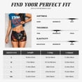 thumbnail image 5 of Goofa Colorful Floral Black Dog Printed Workout Shorts Women Seamless Scrunch Butt Lifting High Waisted Gym Booty Shorts Elastic Workout Shorts-Medium, 5 of 8