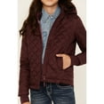 thumbnail image 3 of Shyanne Girls' Girl's Diamond Hooded Puffer Jacket - SGHO22O57-DKRED Medium, 3 of 4