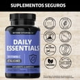 thumbnail image 2 of Daily Essentials Con Vitamina C Capsulas Y Betaglucanos | Raíz De Jengibre, Ajo, Orégano (Aceite de Oregano), Zinc Y Vitamina D3 | Vitaminas Mujer /Hombre - 60 Caps, 2 of 6