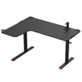 thumbnail image 2 of Highmore Faze 42"W L-Frame Fixed LED Gaming Desk, Black, 2 of 12