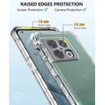 thumbnail image 5 of For OnePlus 10 Pro 5G Case: Clear Protective Shockproof Silicone Case - Dual Layer Soft TPU Cell Phone Cover with Hard Phone Bumper, 5 of 6