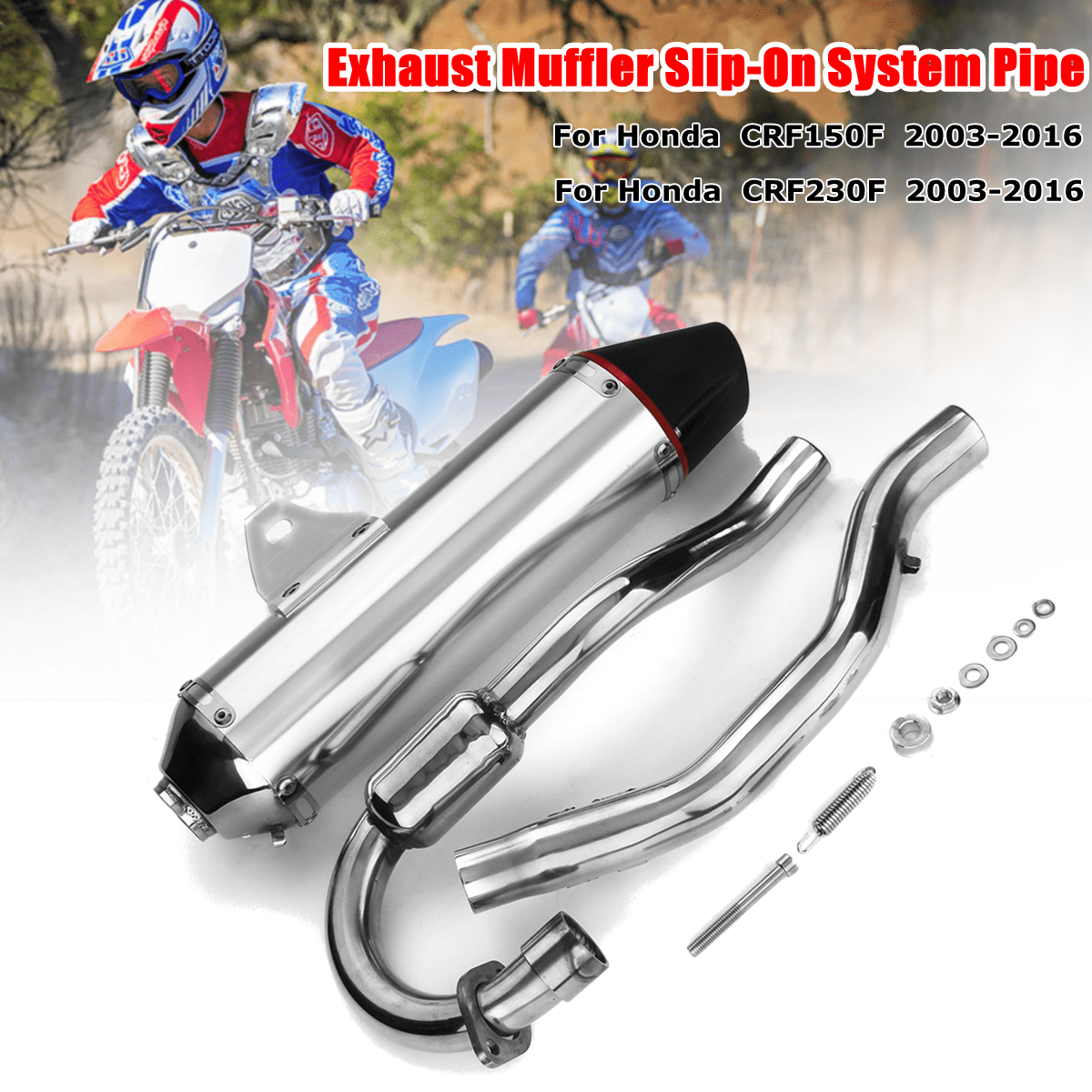 Q4 S/A CRF150F 03-17-CRF230F 13-17/19 Slip On Muffler FMF (FMF-041332)