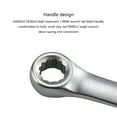 Milue 1/4" Ratchet Socket Wrenches DoubleHead Screwdriver Hex Torque