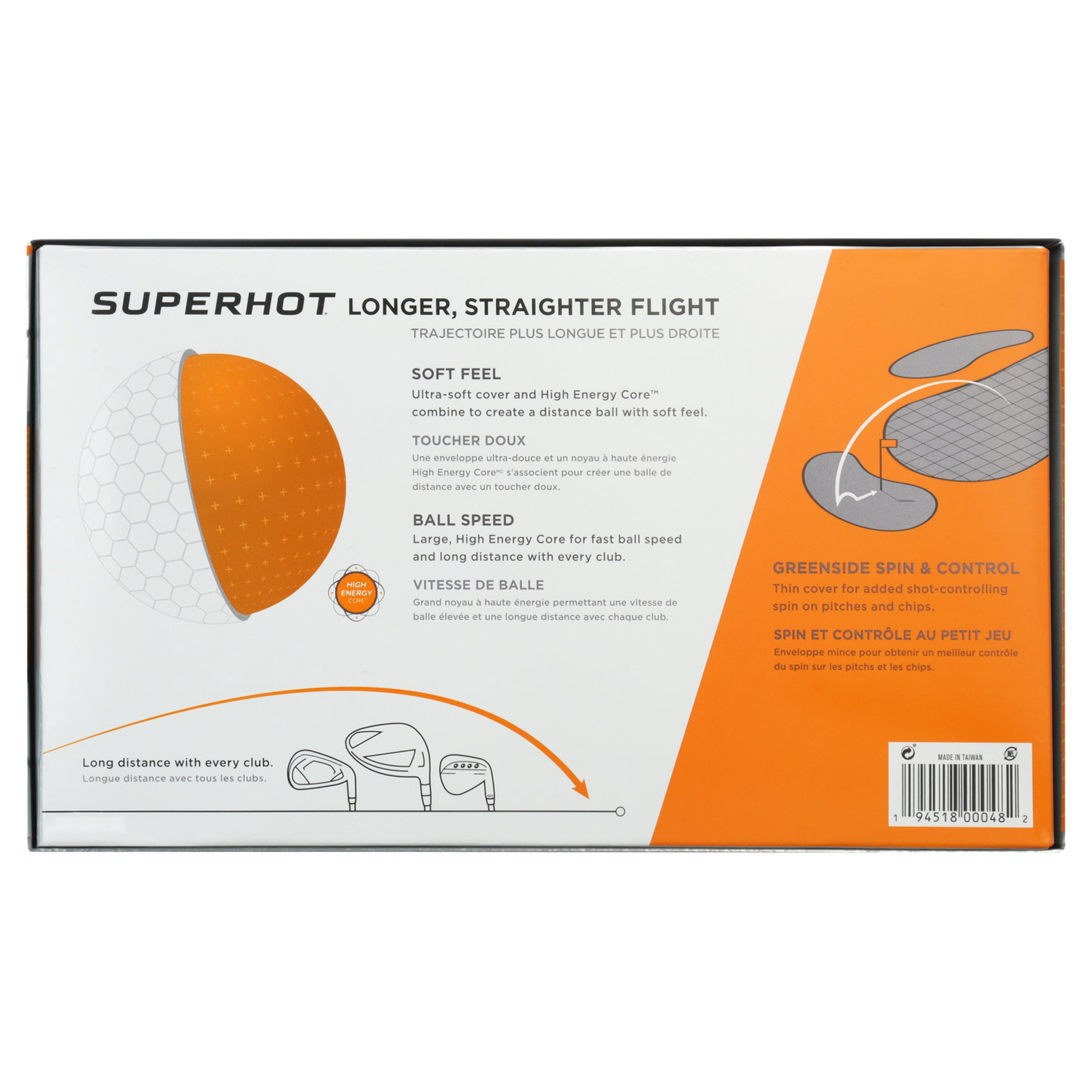 Callaway Golf Superhot White Golf Balls, 15 Pack