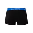 thumbnail image 4 of Lacoste 3 Pack Casual Trunks, Black, 4 of 9