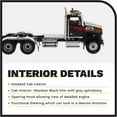 thumbnail image 4 of Diecast Masters Western Star 4700 SF Tandem Truck-Tractor - Metallic Black | Real Truck Specifications | 1:50 Scale Model Semi Trucks | Diecast Model by Diecast Masters 71036, 4 of 8