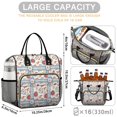 thumbnail image 5 of Pioneer Flower Floral Print Pattern Womens Lunch Box for Work,Insulated Large Lunch Bag,Leakproof Adult Lunch Bag for Work,Beach,Travel,Picnic,Camping, 5 of 6