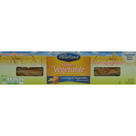 Heartland Hidden Vegetable Thin Spaghetti Pasta 12oz