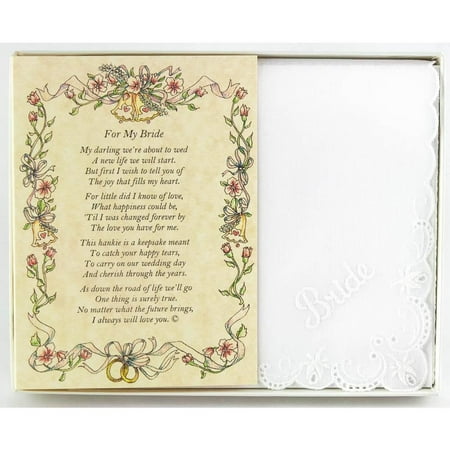 From the Groom to his Bride Wedding Handkerchief