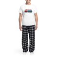 thumbnail image 5 of CafePress - Train Talk Men's Light Pajamas - Men's Light Loose Fit Cotton Pajama Set, 5 of 7