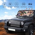 thumbnail image 3 of My Hero Academia Car Windshield Sun Shade, Front Window Sun Shades, Visor Shield Cover For Car Suv Truck, Visor Protector Blocks Uv Rays, Keep Your Vehicle Cool, Medium, 55*29.9 Inch, 3 of 8