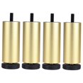thumbnail image 1 of Patas del sofá 4 piezas DIY aleación de aluminio muebles patas sofá sofá armario TV soporte patas diámetro: 38 Dorado 18cm Fanmusic Patas del sofá, 1 of 7