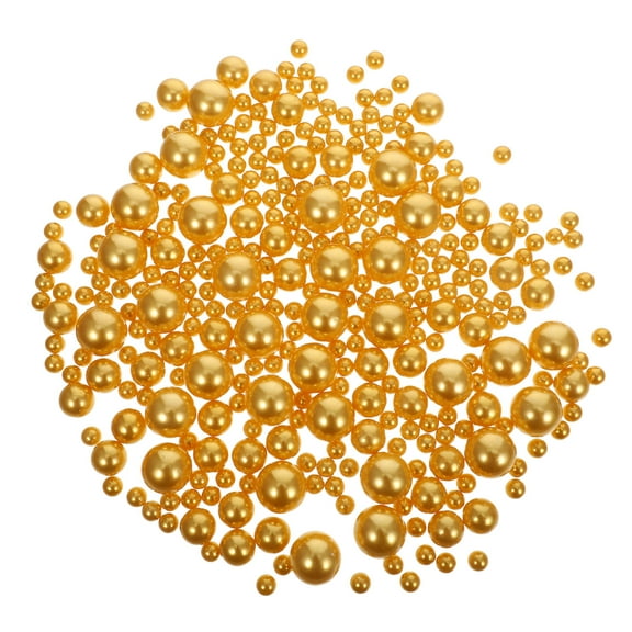 Hemobllo Vase Decorations Decorative Embellishment Golden 1 Set 250g for Women and Home Decor