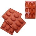 thumbnail image 1 of 2 uds Madeleine Pan de silicona Madeline galletas Pan 9 cavidades Madeleine molde antiadherente para hacer galletas, pasteles y dulces, 1 of 5