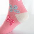 thumbnail image 5 of 5 Pairs/Lot Spring Autumn High Quality Girls Socks Cotton Butterfly Candy Color Socks For Girls 3- 12 Year Children Socks wangyanhudie 1-3yea, 5 of 5
