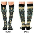 thumbnail image 4 of FORMRS Womens Knee High Socks Casual Long Thick Travel Daily Wear, 1 Pair, Mystical Owls Pattern, 4 of 6