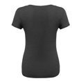 thumbnail image 2 of FashionOutfit Women's Short Sleeve Wide V-Neckline T-Shirt, 2 of 3