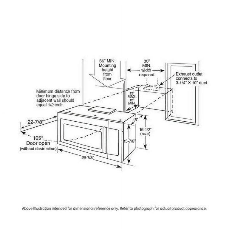 Ge 2024 microwave jvm6172skss