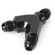 thumbnail image 4 of Adaptador de montaje de 3 vías de aleación de aluminio tipo Y AN6 6AN macho a 2X AN6 6AN macho negro Jadeshay A, 4 of 8