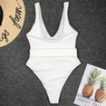 thumbnail image 3 of Sngxgn Swimsuits Tummy Control Bathing Suits for Women Swimwear(White,L), 3 of 9