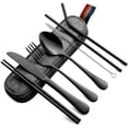 thumbnail image 1 of Travel Portable Utensils, Travel Camping Cutlery Set, Portable Reusable, 1 of 4