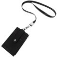 thumbnail image 1 of QUMIIRITY Soporte Para Credencial Con Lanyard Negro Protector Antirrayas Ideal Para Tarjetas De, 1 of 8