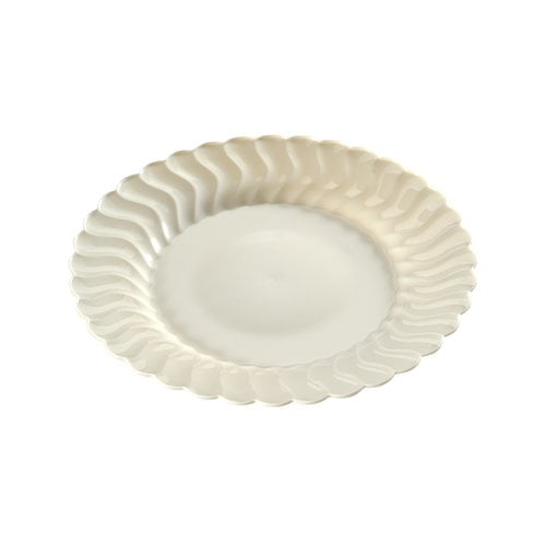 Fineline Settings, Inc Flairware Round Rippled Disposable Plastic ... Fineline Settings, Inc Flairware Round Rippled Disposable Plastic ...